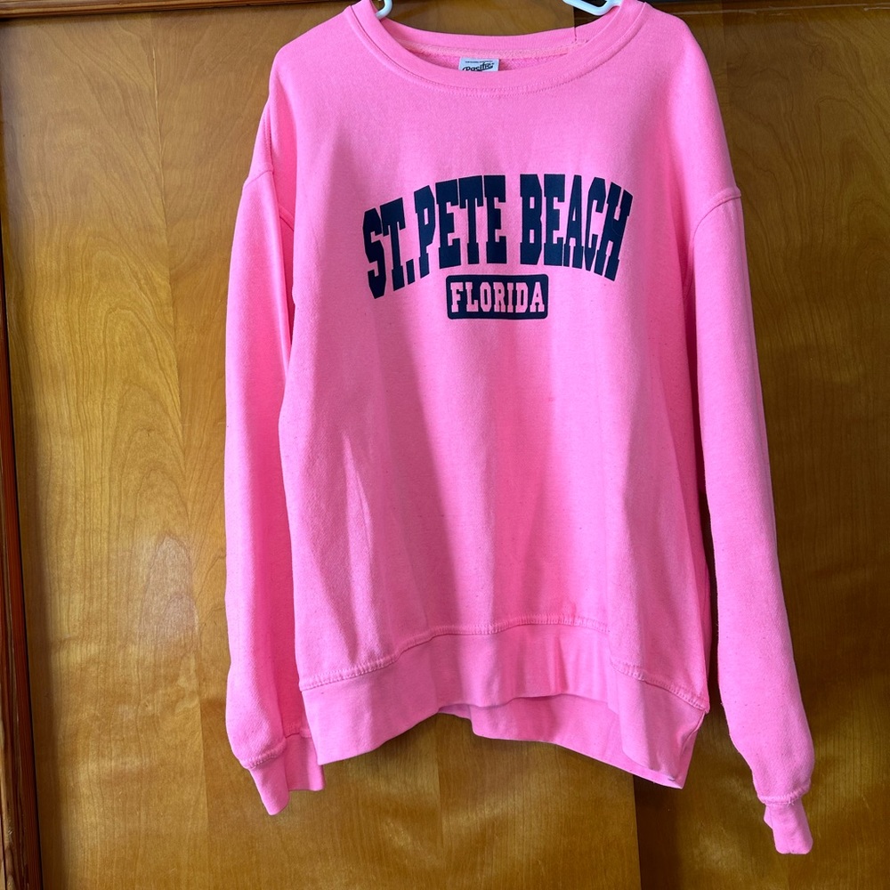 Hot pink st. Pete crewneck